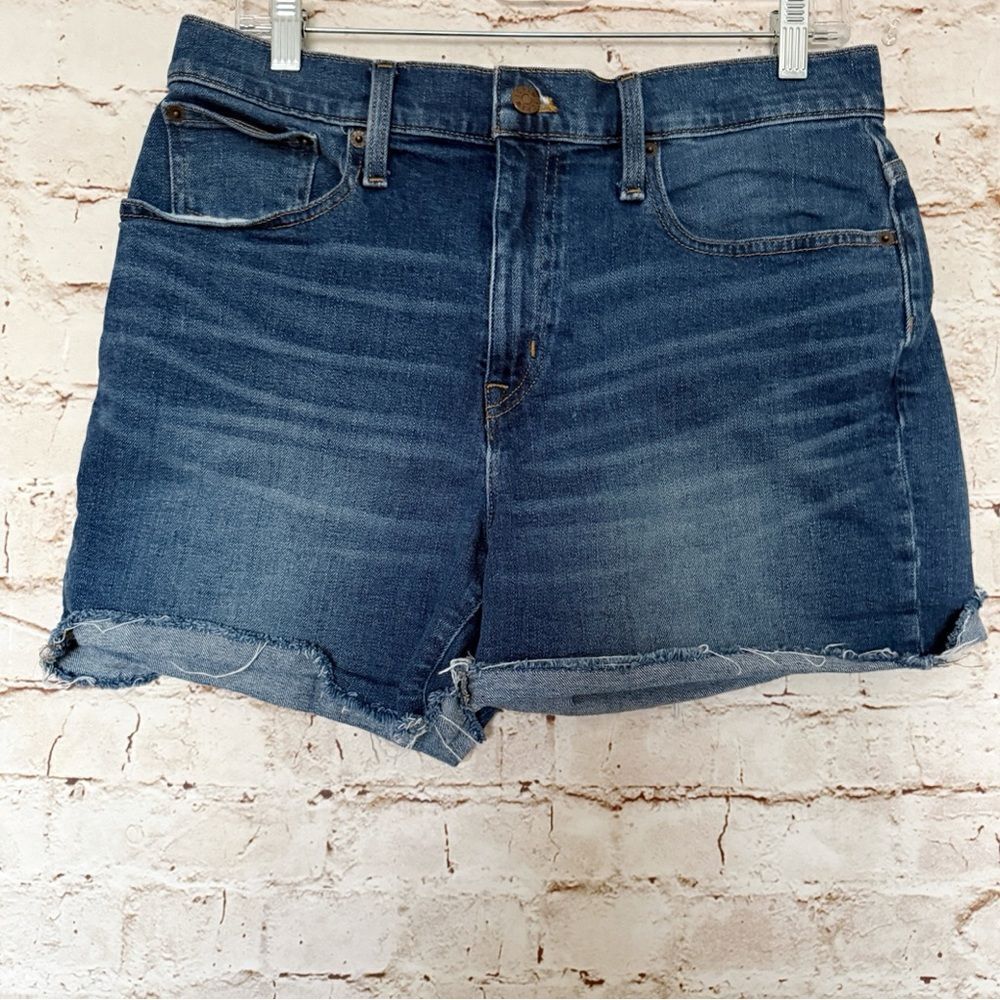 J. Crew high rise Jean shorts